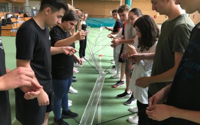 Teambuilding-Maßnahme zu Beginn der Oberstufe