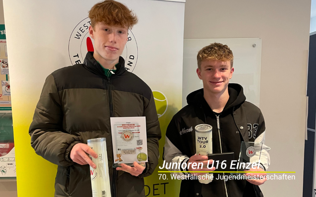 Lasse Rensing: Bester U16-Tennisspieler in Westfalen