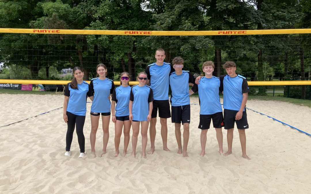 3. Platz den Beach-Volleyball Bezirksmeisterschaften