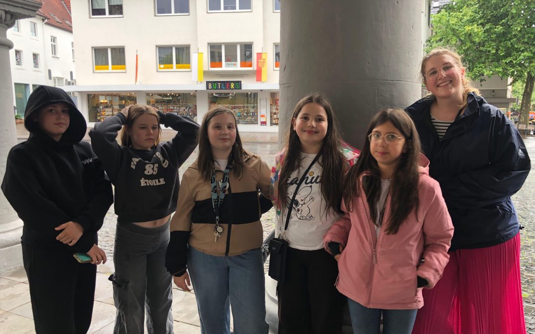 GPS-Stadtrallye der 5a durch die Paderborner Innenstadt