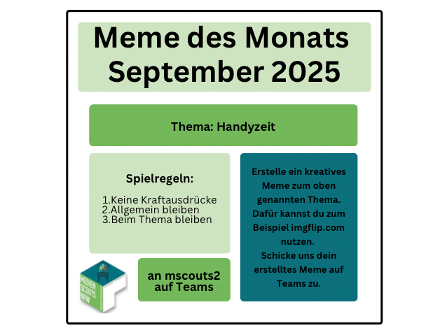 Meme des Monats September