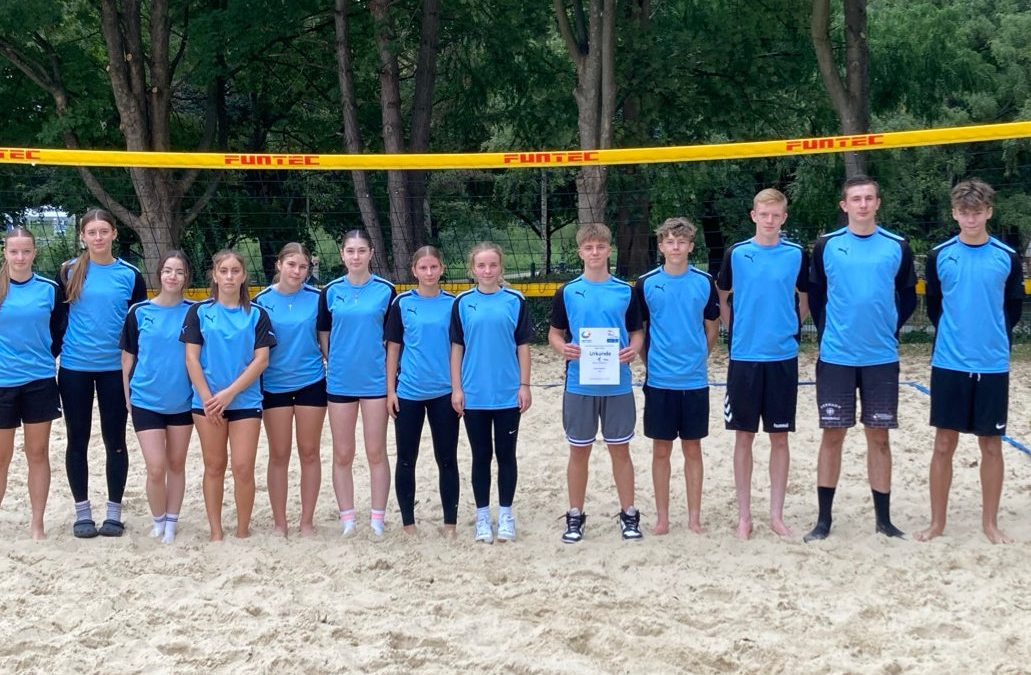 Reismann-Gymnasium gewinnt Kreismeistertitel im Beachvolleyball