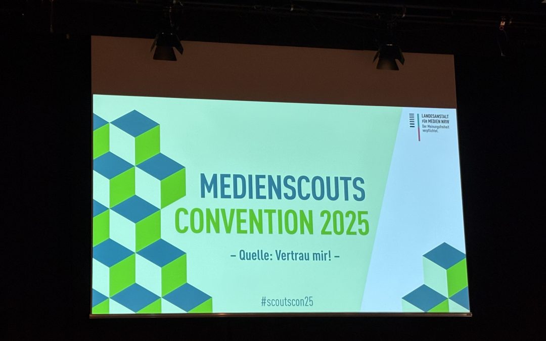 Medienscouts bei der Convention NRW 2025 in Duisburg