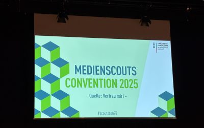 Medienscouts bei der Convention NRW 2025 in Duisburg
