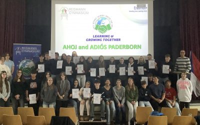 Kreativer Abschluss des Besuchs der Erasmus plus-Delegationen aus Spanien und Tschechien