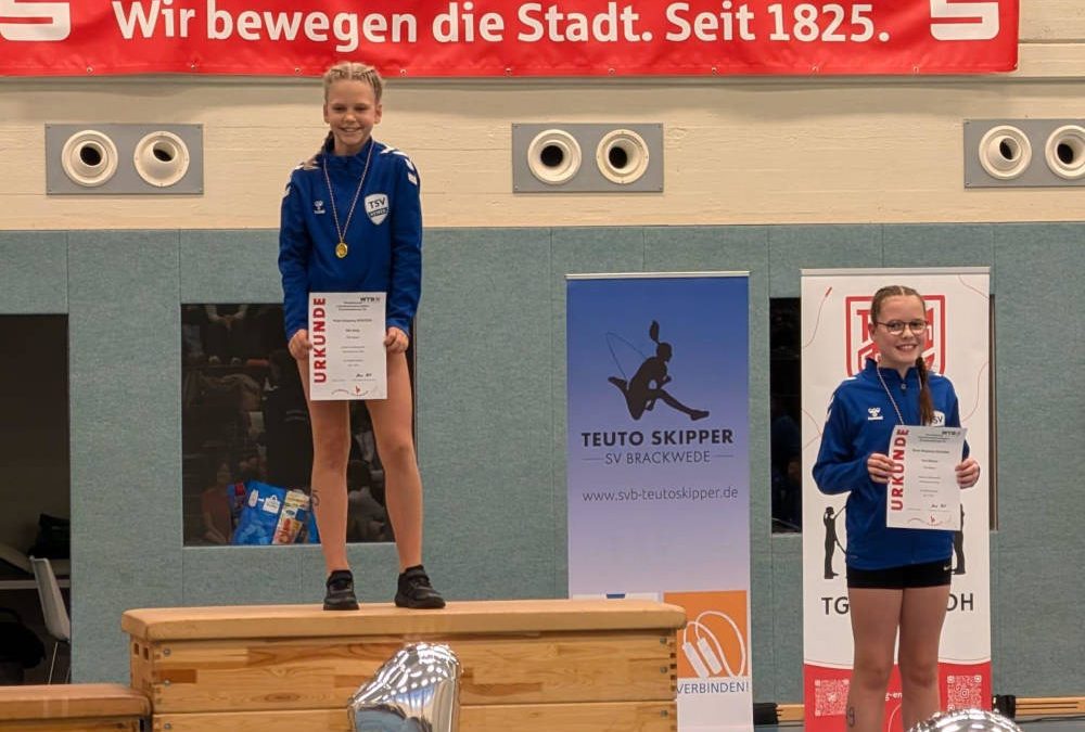 Landesmeisterin im Rope Skipping