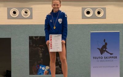 Landesmeisterin im Rope Skipping