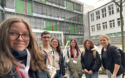 Gelebte europäische Freundschaft: Vier französische Schülerinnen und Schüler zu Gast am Reismann-Gymnasium –