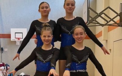 Dritter Platz bei den Bezirksmeisterschaften im Gerätturnen