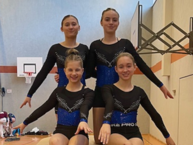 Dritter Platz bei den Bezirksmeisterschaften im Gerätturnen