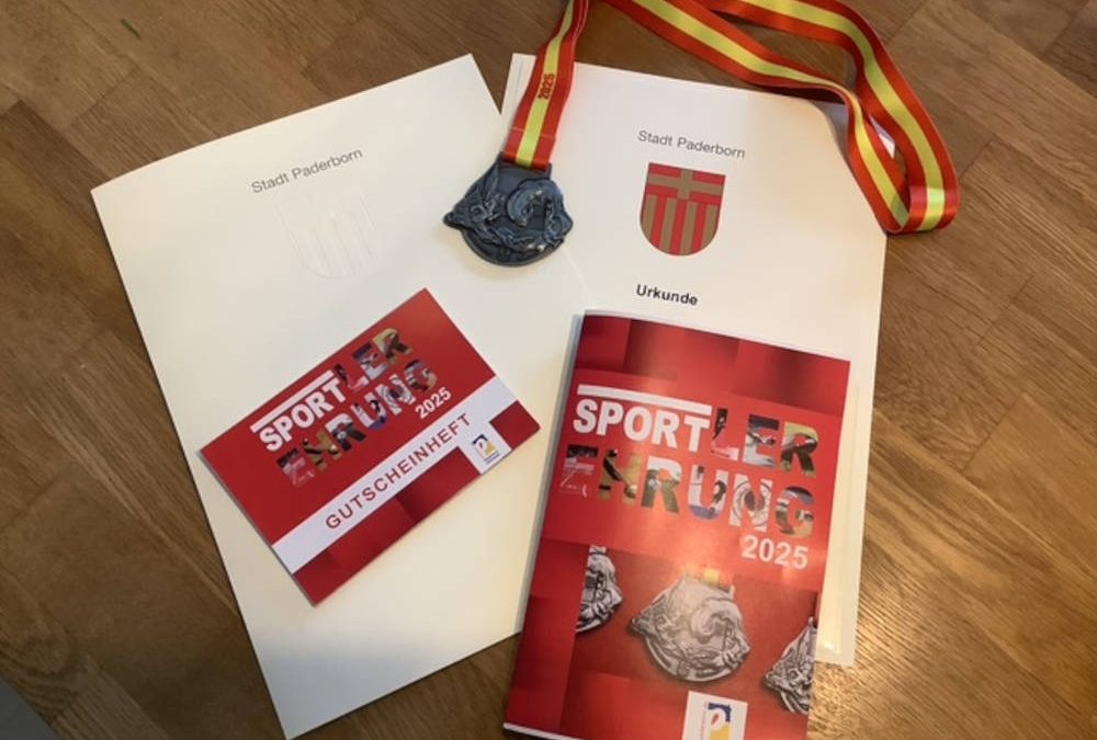 Das Reismann bei der Sportlerehrung der Stadt Paderborn 2025