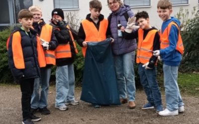 Frühjahrsputz 2026 – Die Klassen 5b, 5c, 6a, 6b, 6c, 6d und 10d engagieren sich für den Umweltschutz