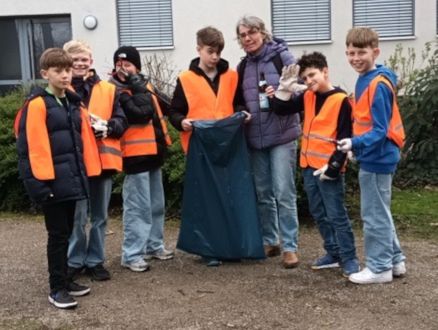 Frühjahrsputz 2026 – Die Klassen 5b, 5c, 6a, 6b, 6c, 6d und 10d engagieren sich für den Umweltschutz