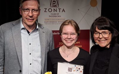 Großer Erfolg für Esther Rojahn: Zweiter Preis beim Zonta Young Women in Leadership Award