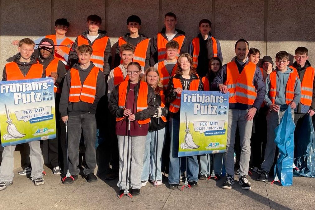 Frühjahrsputz 2026 – Die Klasse 10d engagiert sich für den Umweltschutz