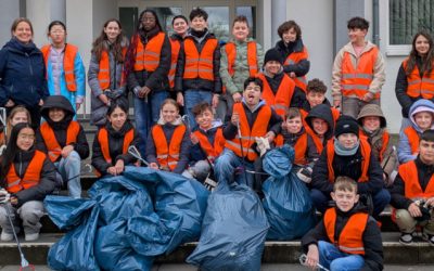 Frühjahrsputz 2026 – Die Klassen 5b, 5c, 6a, 6c, 6d und 10d engagieren sich für den Umweltschutz