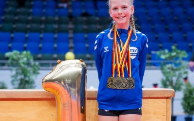 Mia Berg glänzt bei den Deutschen Meisterschaften – vier deutscher Meistertitel und EM-Qualifikation