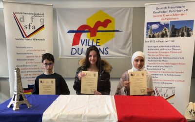 Französisch lebendig gemacht: Starke Leistung beim Wettbewerb in Paderborn