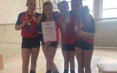 Vizemeister bei den Bezirksmeisterschaften im Volleyball