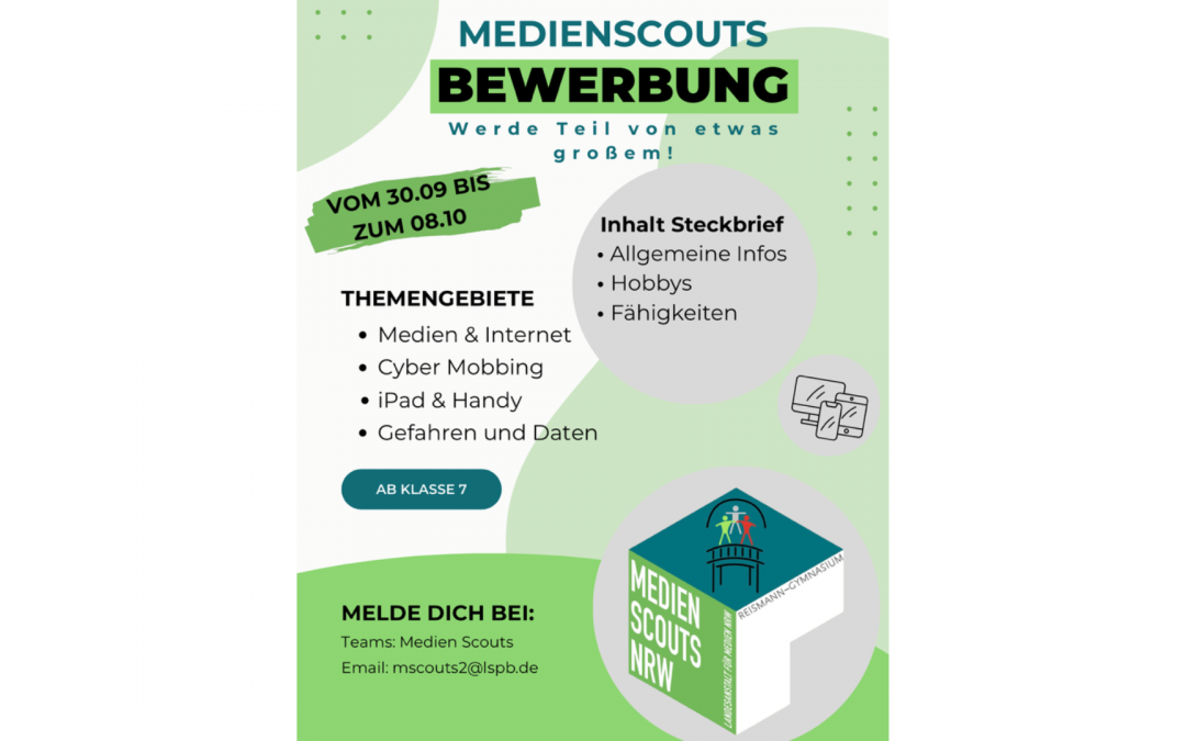 Werde Medienscout am Reismann!